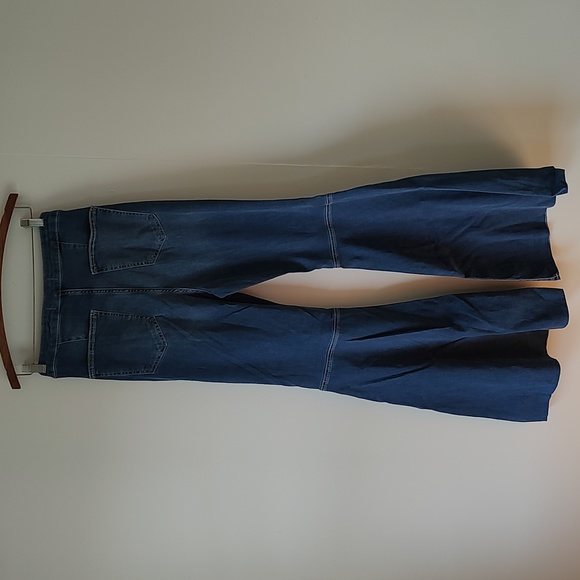 🔥HP🔥Free People Just Float On Flare Bell Bottom Jeans Vintage Inspired Size 31 - Picture 3 of 8